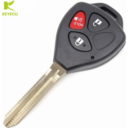 KEYECU High Quality Keyless Entry Remote Head Key Fob 3 Button 315MHz for Toyota Venza GQ4-29T With Chip G
