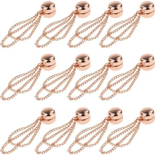 12Pcs Magnetic Hijab Brooch Pin Stylish Kit for DIY Muslim Headwear Handmade