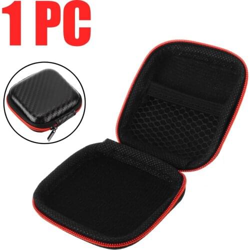 Newest Headphone Protective Case Portable Travel Outdoor Headset Storage Box Hard Bag Earphone Wired Organizer Boxes