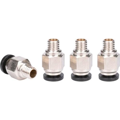 PC4-M6 Pneumatic Straight Fitting Connector for OD 4mm PTFE tube 3d printer part reprap J-head hotend