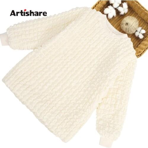 Girl Dress Solid Color Dress Girls Spring Autumn Kids Dresses Casual Style Costumes For Girls 6 8 10 12 14