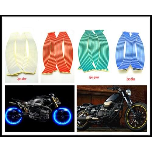 Strip Motorcycle Accessories Wheel Sticker Reflective Decal Tape