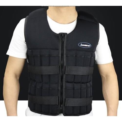 Strength running weight vest sandbag lead block invisible adjustable weight sand suit fitness strength equipment