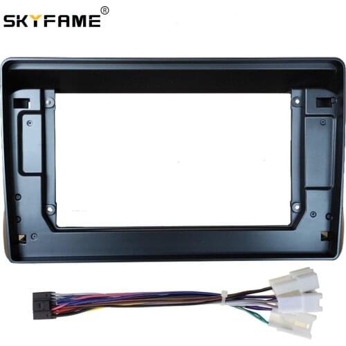 SKYFAME Car Frame Cable For TOYOTA Wish 2009-2012 Android Big Screen Dask Kit Fascia Frame