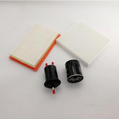 4 pieces/lot Air filter oil filter Air conditioning filter Fuel filter for Brilliance V3