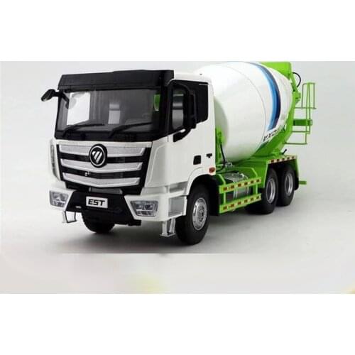 1:24 Diecast Model for Foton Daimler Auman EST L9 CEMEX LOXA Concrete Mixer Truck Alloy Toy Gifts ESTL9 Tractor Trailer EST