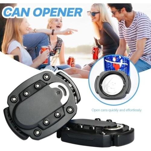 2in1 Multifunctional Can Opener Corkscrew Portable Stainless Steel Bottle Open Easy Use Beer Drink Top Resection ABS Can Opener