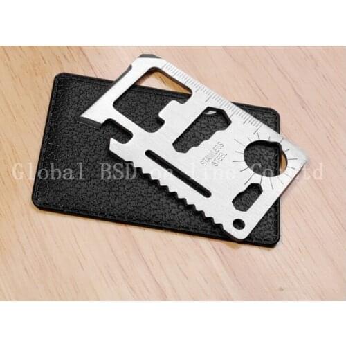 50PCS/LOT Multi Tools 11 in 1 Multifunction Outdoor Hunting Survival Camping Pocket Military DHL free shipping