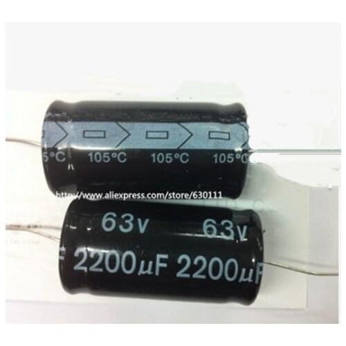 63v 2200uf Axial Electrolytic Capacitor 2200UF 63V 18x36mm (5pcs)