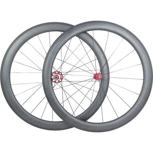 700c 50mm clincher carbon wheels 25mm wide Powerway R51 bike hubs aero spoke alloy internal nipple UD 3K 12K basalt rim brake