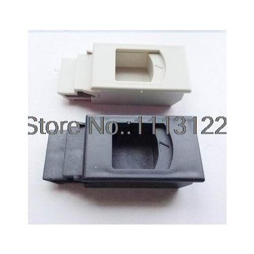 ABS plastic handle door lock handle distribution box MS725 black and gray Toggle lock with spring small hidden handle 1 PC