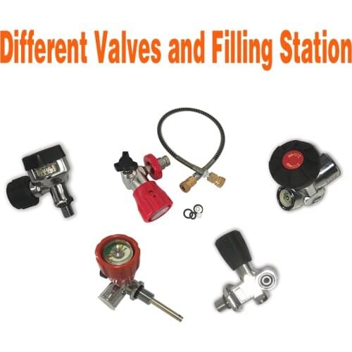 AC9091 Acecare Pcp Valve Filling Station M18*1.5 Thread 4500Psi PCP/HPA Paintball Tank 300Bar Compressed Airforce Condor Rifle
