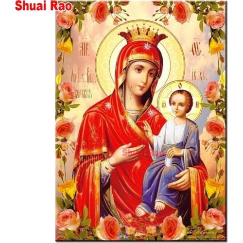 Mother of God diamond embroidery 5d diy diamond painting full,square,round,3d,diamond mosaic religion prayer icon