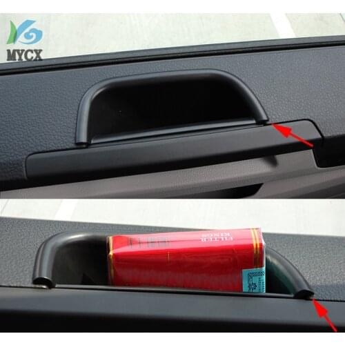 Car Accessories Front Door Storage Box Container Holder 2pcs/set For Volkswagen Transporter (T6) Caravelle 2017-2018