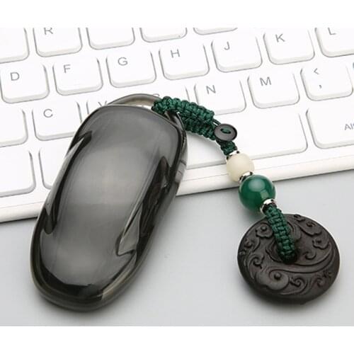 Key Case For Tesla Model 3 Keychain Protective Holder Bag Cover Silicone Shell Car Keys Fob Chain