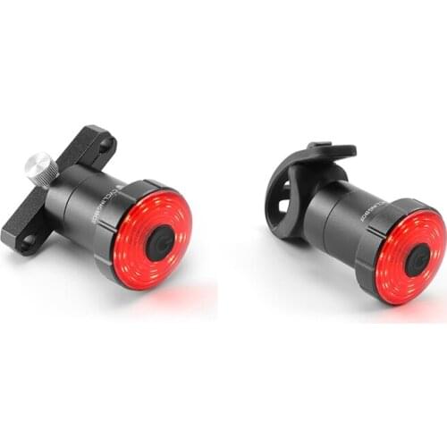 HOT Bicycle Brake Sensing Taillight Road Bike Mountain Bike Led Cycling Tail Light USB Charging Taillamp Warning Light