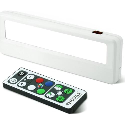 THOVAS Under Cabinet Light with Remote Control for room, Dimmable Night Lighting,Color Changing Closet Light,1 Pack