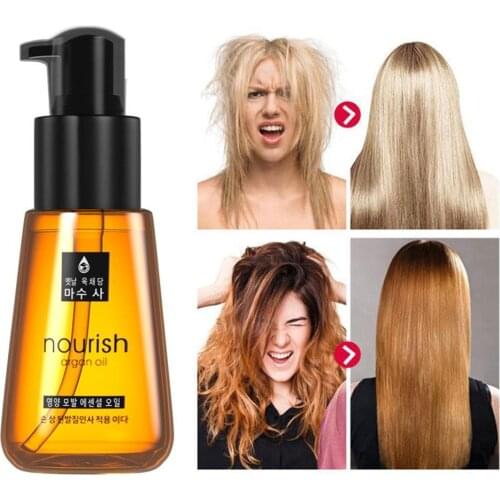 70ml Morocco Argan Oil Hair Treatment Nourishing Improve Conditioners Essence Repair Essential Leave-in Damaged Oils Care S Q7Q0