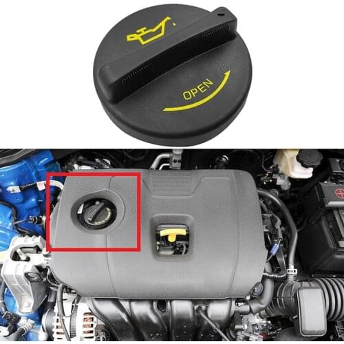 Engine Oil Filler Cap-Oil Filler for Hyundai ACCENT ELANTRA GRAND SANTA FE H-1 Rio Forte Soul I10 I20 I30 I40 2651026620