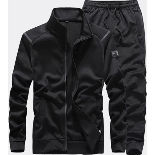 MenS Sportswear Set Quality Tracksuit Man Autumn Suits 2 Piece Sweatshirt+Pants Sports Suit Male Fashion Clothing Plus Size 7XL