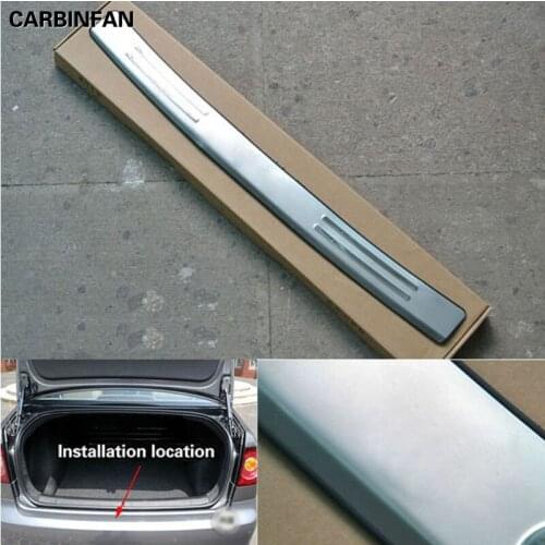 Car Rear Bumper Sill plate cover trim car accessories styling For Volkswagen VW CC 2010 2011 2012 1pcs/set