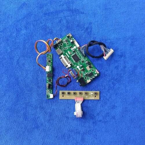 HDMI-compatible DVI VGA DIY Kit M.NT68676 drive controller board LVDS 30 Pin WLED Display For M195XTN01.0 Panel screen 1366*768