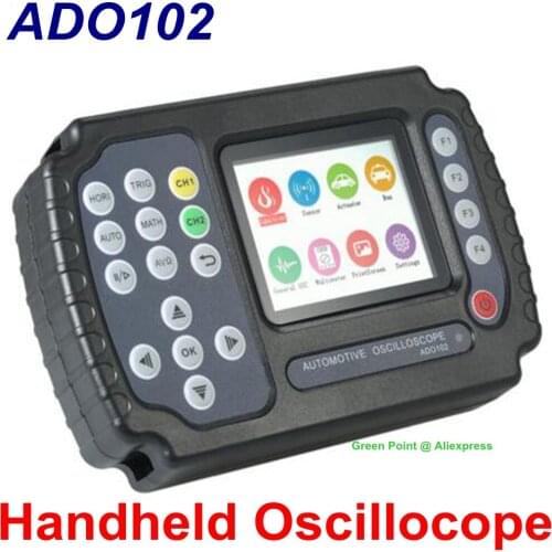 Jinhan ADO102 Handheld Digital Oscilloscope 100 MSa/s Sampling Rate Multimeter Oscilloscope 2 Channels Car Repair Oscilloscope