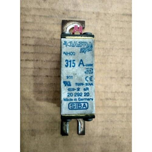 Fuses: NH00 315A 690-700V 2029220 aR / NH00 100A 690V 2018934 / NH00 63A 125A 160A 200A 690V 2018934 gR