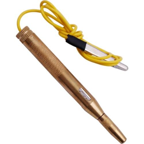 Voltage Circuit Test Pen DC 6-12V Copper Auto Car Electrical Tester Pencil with Probe Car Diagnostic Testing Repairt Tools