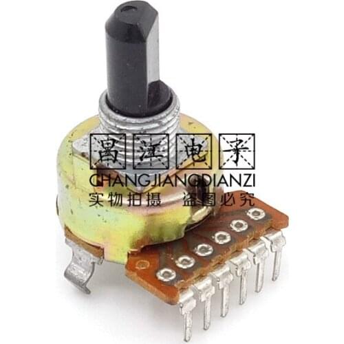 1 Piece C104 Stereo Channel C100K Fever Audio Speaker Amplifier Volume Potentiometer 15MM Half Axis 6 Feet