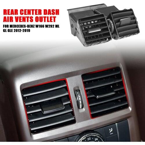 Rear Center Console Air AC Vent For Mercedes Benz W166 W292 ML GL GLE 2012-2019