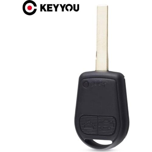KEYYOU 3 Button Replacement Remote Car Key Shell Fob Case For BMW Z3 Z4 X5 E46 325i 325ci 325xi 330i 330ci 330xi Fob Uncut Blade