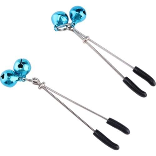 1 Pair Metal Bondage Nipple Clamps Bells Nipple Clips Labia Slave BDSM Sex Toys for Woman Adult Games Sex Products