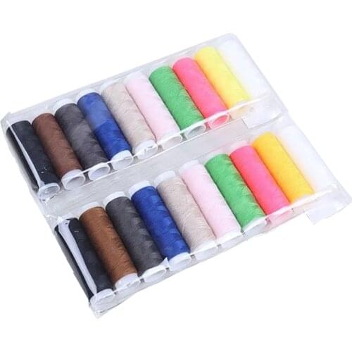 10 Colors Random/Set Polyester Durable Knitting Sewing Threads Reels For DIY Needlework Stitching Clothing Handmade Sew Threads