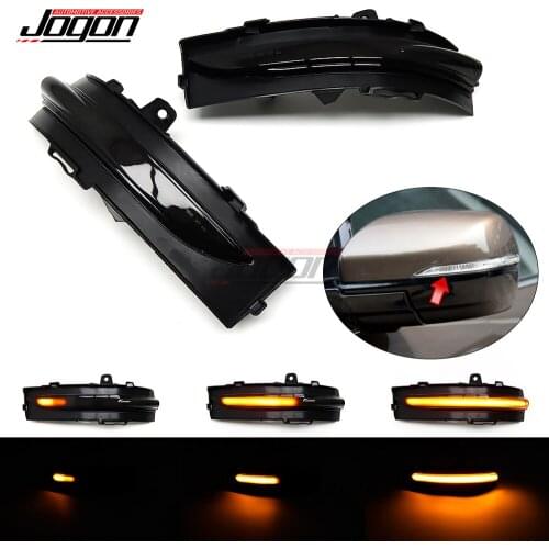 2pcs For Ford Edge 2015-2018 2019 Car LED Dynamic Turn Signal Light Side Rear View Mirror Indicator Blinker Lamp Accessories