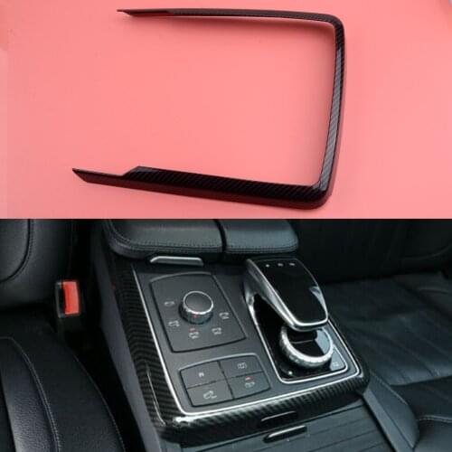 Car Central Control Mode Frame Cover Trim Plastic Fit for Benz GLE GLS ML GL Class W166 2013 2014 2015 2016 2017 2018 2019