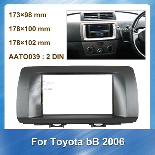 Car Fascia Radio Auto Multimedia fascia For Toyota bB 2006 Car Dash Frame Installation Kit Special Dash Trim Kit Frame Panel