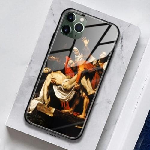 Deposition from the Cross Caravaggio Painting Phone Case For IPhone SE 6s 7 8 6sPlus 7Plus 8Plus X XR XS 11 Pro Max Cover Shell