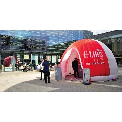 Air supported dome double inflatable tent product for yard sale with logo