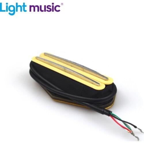 Electric Guitar Dual Rail Style Bridge Pickup For Telecaster Tele Ceramic Four Counduct with Shield Guitar Bridge Pickup