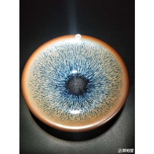 JIANZHAN Porcelain Coffee Tea Cups Vintage Ceramic Cups Under-glazed Advanced Tea Cups Chinese Song Dynasty Style Teacupdisc