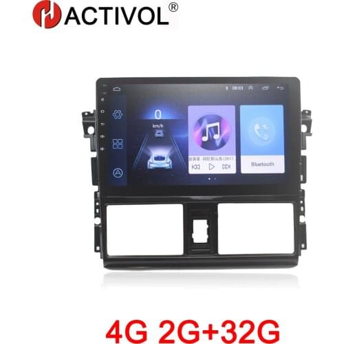 HACTIVOL 2G+32G Android 8.1 Car Radio for Toyota Vios 2014-2016 car dvd player gps navigation car accessory 4G multimedia player