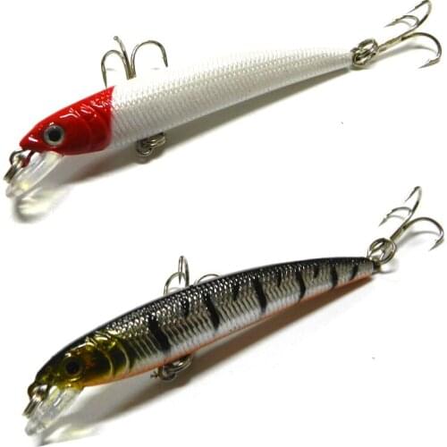 INFOF 10 pieces/lot 7.5cm/5.6g3 Deyes Fishing baits and tackle carp fishing lures bass fishing accessories