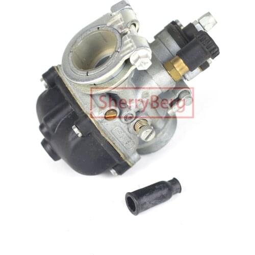 SherryBerg CARB Carburettor Carby Carburetor Fit For VESPA moped/pocket Replace Dellorto PHBG17.5mm with Choke phbg 17 17mm
