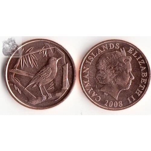Cayman Islands 1 Cent America Coins Decor New Original Coin UNC Commemorative Edition 100% Real