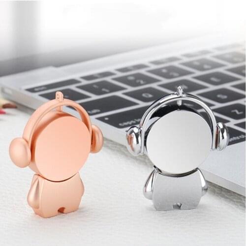 Custom DIY LOGO Metal DJ man usb 2.0 memory flash stick pen drive