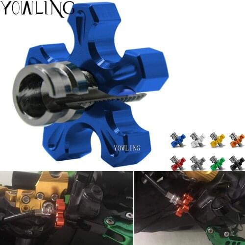 Motorcycle CNC Billet Clutch Cable Wire Adjuster Screw M10 M8*1.25 FOR Suzuki TL1000S/R VS800 Intruder VZ800 Maraude 1996-2006