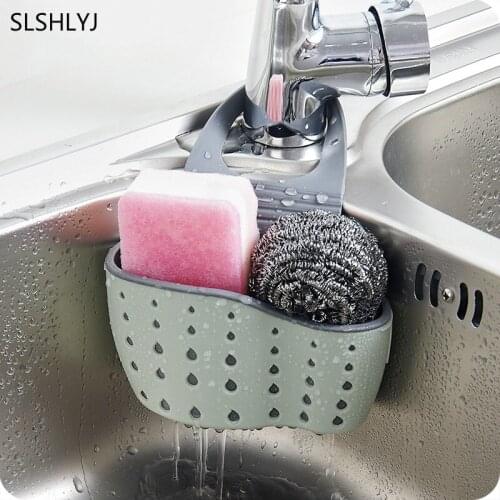 Useful Suction Cup Sink Shelf Soap Sponge Drain Rack Kitchen Sucker Storage Tool
