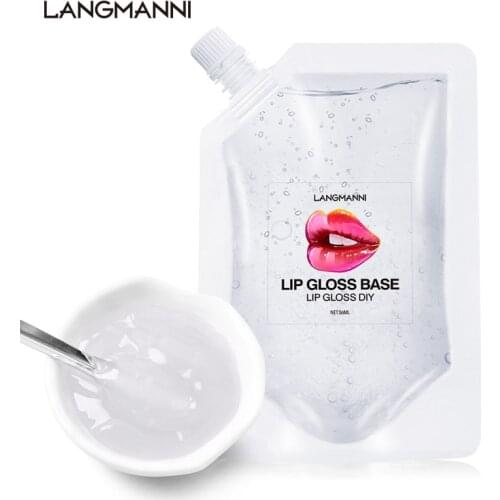 50ml Transparent Lip Gloss Base Oil DIY Lip Gloss Raw Material Gel For Lip Gloss Lip Glaze Handmake Liquid Lipstick Cosmetics