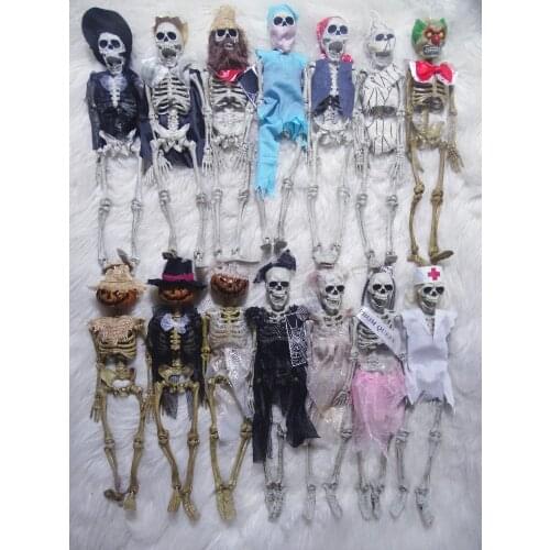 Rare Halloween Skeleton Doll Pumpkin Lace Doll Collection Girl Birthday Gift